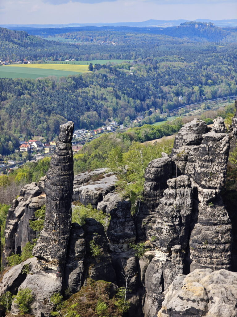 Die Felsen der Schrammsteine