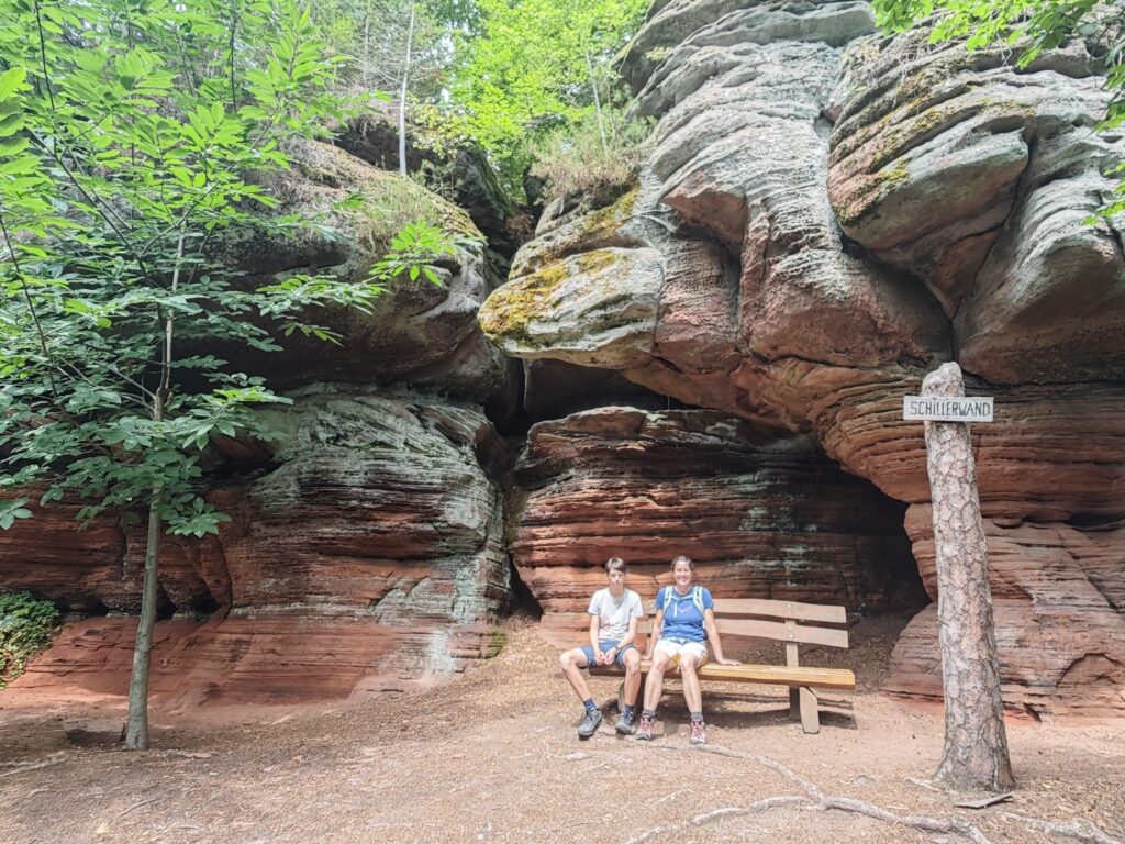 Felsen Pfalz - die Schillerwand im Pirmasenser Felsenwald
